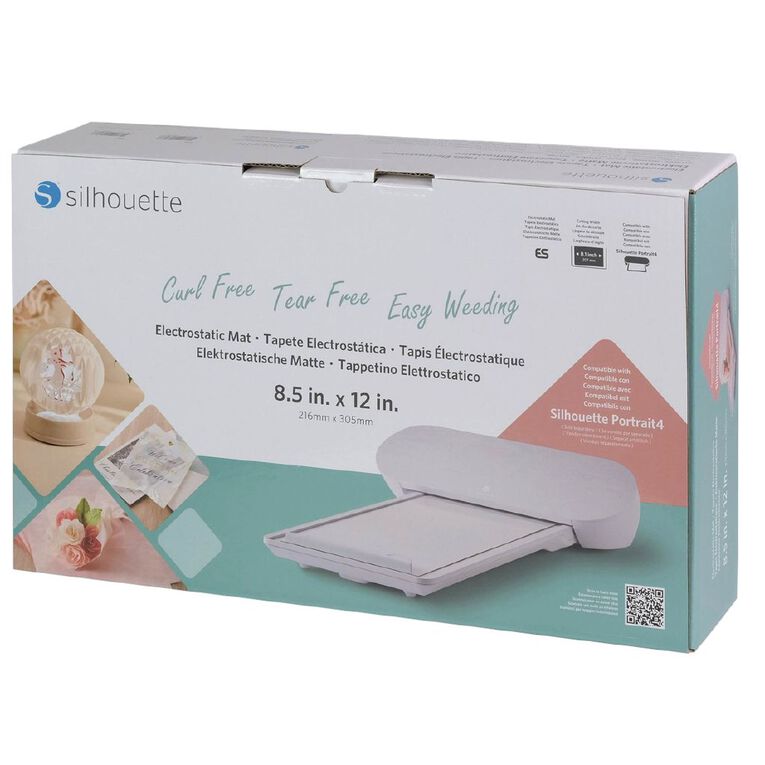 Silhouette Portrait Electrostatic Mat White, , hi-res