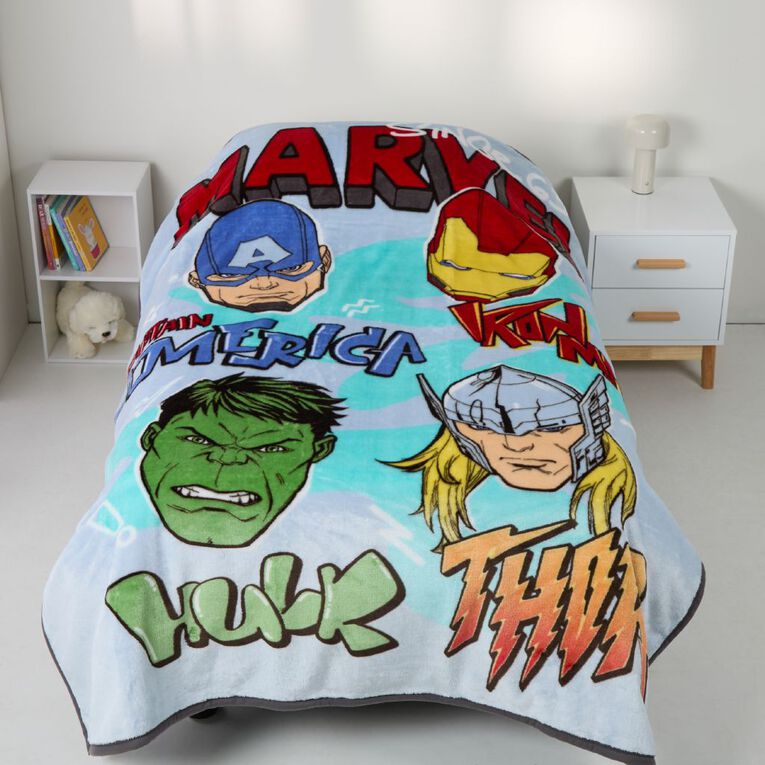 Marvel Mink Blanket King Single, , hi-res