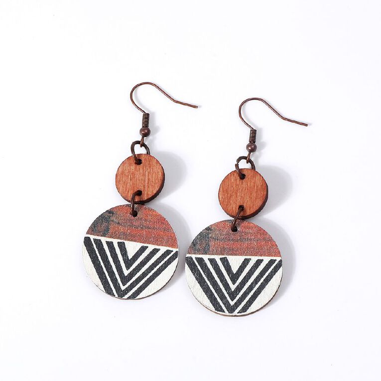Kiwiana Stainless Steel Fish Hook Earrings, , hi-res