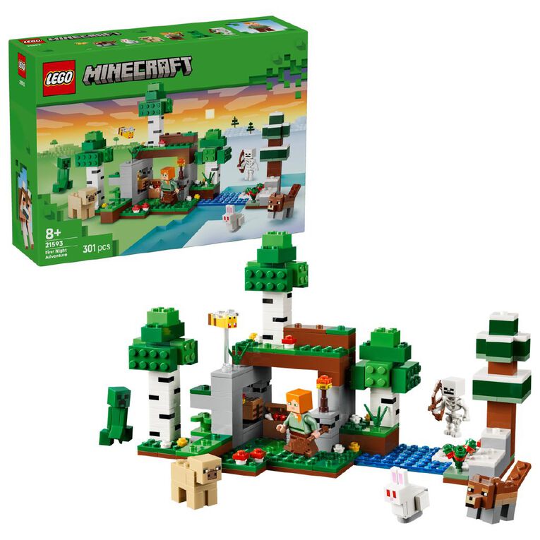 LEGO Minecraft First Night Adventure 21593, , hi-res
