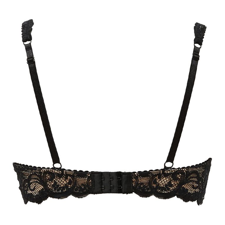 H&H Women's Florence Contour Bra, Black, hi-res