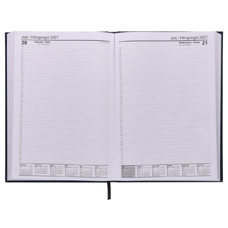 WS 2027 Diary A4 Day to Page Navy, , hi-res