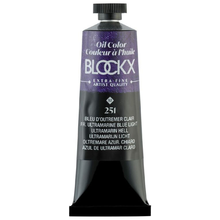 BLOCKX Oil Tube 35ml S2 251 Ultramarine Blue Light Blue Light, , hi-res