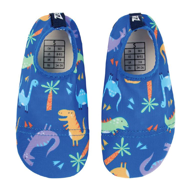 Zoggs Dinos Antislip Socks XS Blue, , hi-res