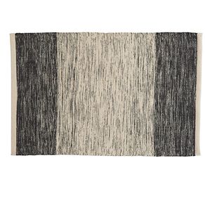 Living & Co Rug Woven Ombre Black 60cm x 90cm