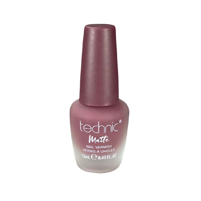 Technic Nail Varnish Matte Black Grape, , hi-res