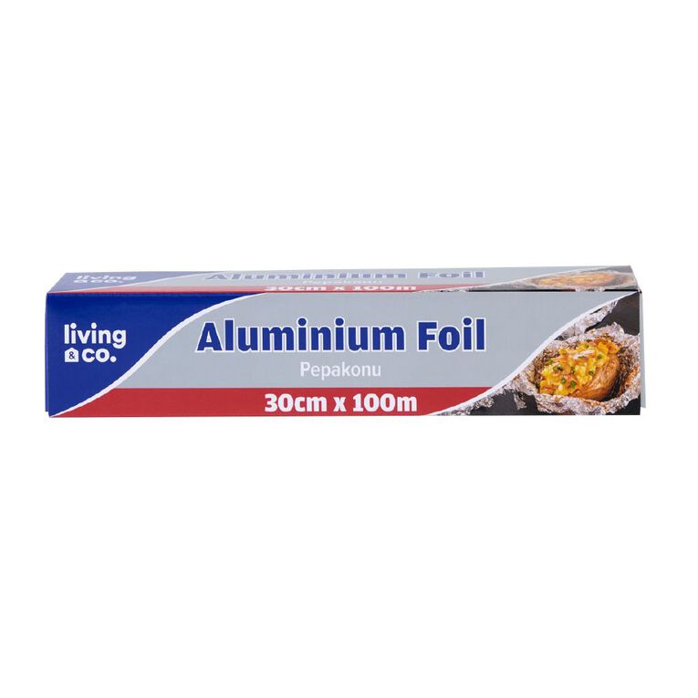 Living & Co Aluminium Foil 100m, , hi-res