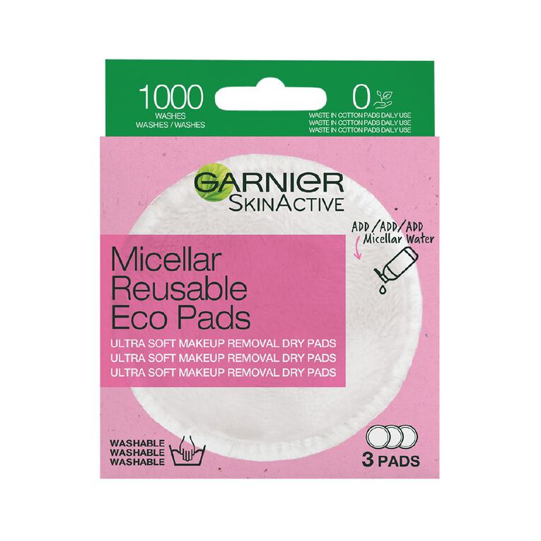 Garnier Micellar Cleansing Eco Pads 3 Pack, , hi-res