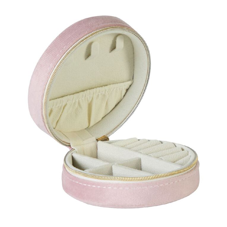 Living & Co Velvet Jewellery Case, , hi-res