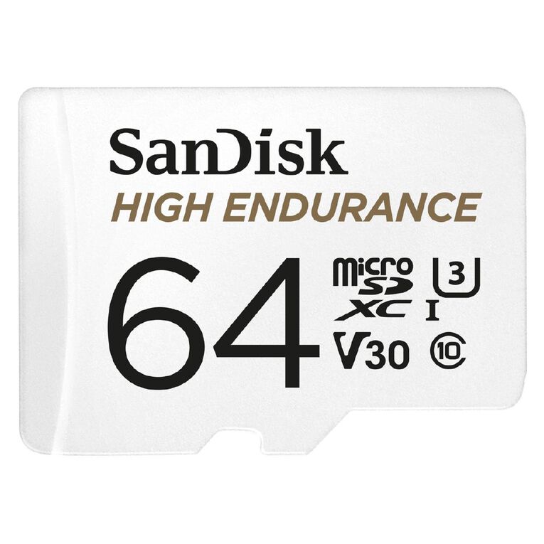 Sandisk High Endurance MicroSD Card 64GB, , hi-res