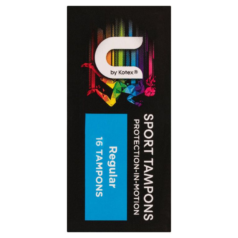U By Kotex Regular Sport Tampons 16 Pack, , hi-res