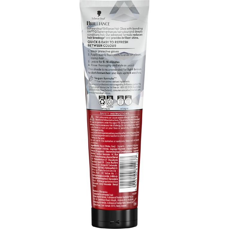 Schwarzkopf Brilliance Gloss Light Brown 150ml, , hi-res