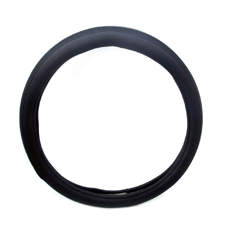 Mako Steering Wheel Cover Polyester Black, , hi-res