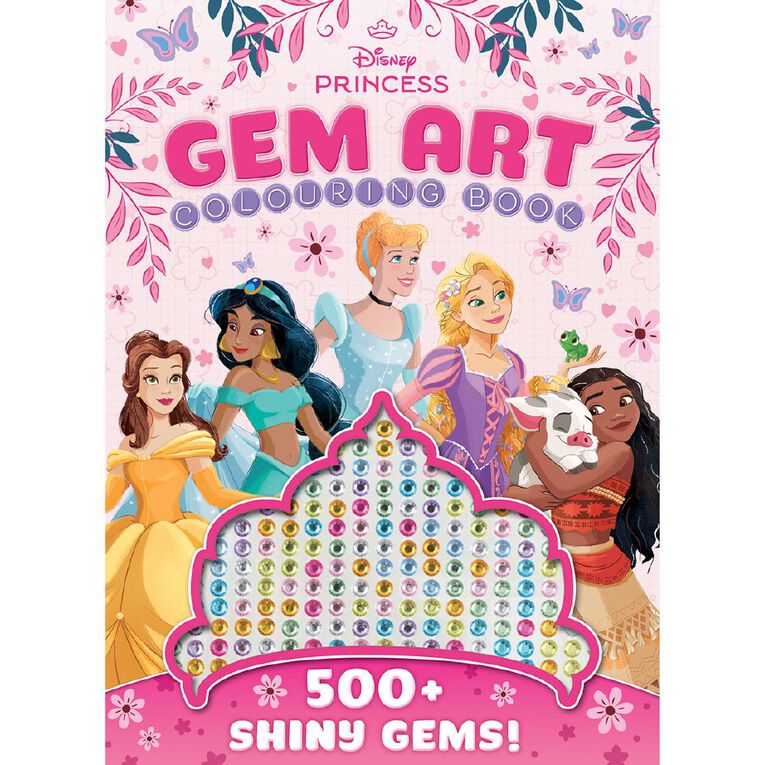 Disney Princess: Gem Art Colouring Book, , hi-res