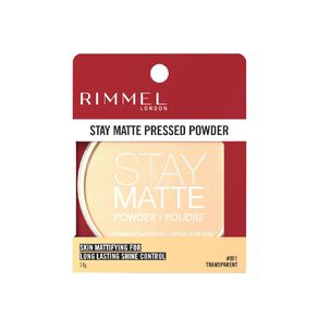 Rimmel C Stay Matte Pressed Powder #001 Transparent