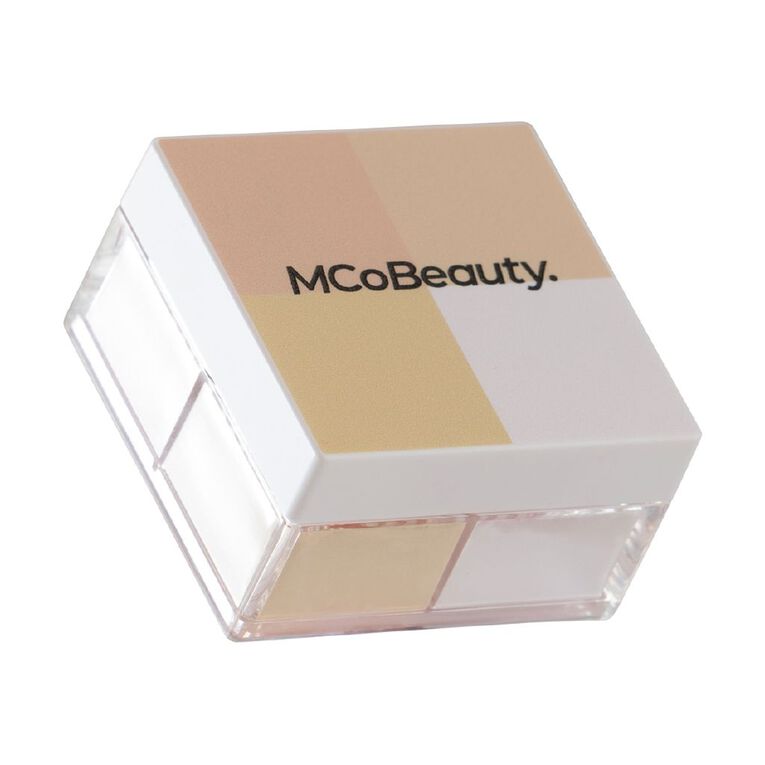 MCoBeauty Correcting Quad Loose Powder- Medium- Warm, , hi-res