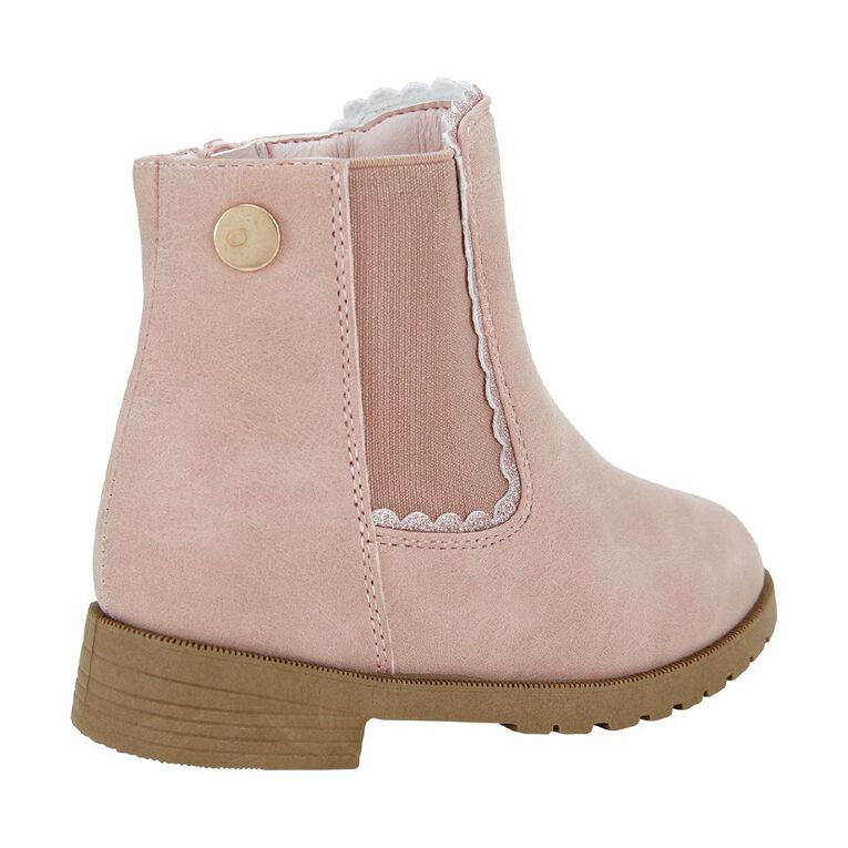 Young Original Girls' Button Boots Pink Light The Warehouse