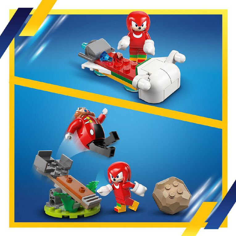 LEGO Sonic Knuckles v Dr Eggman Egg Crusher Mech 77005, , hi-res