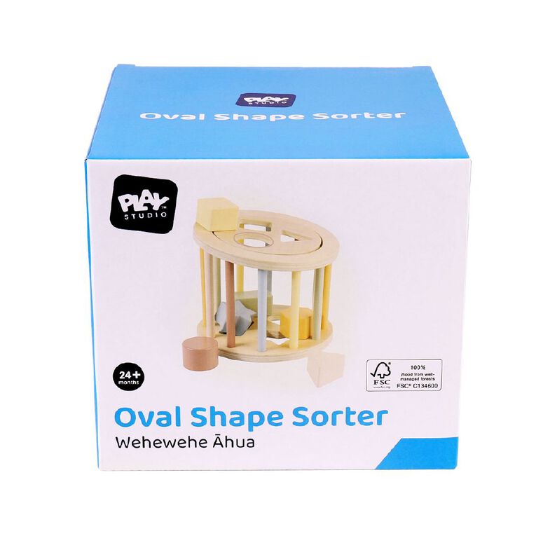 Play Studio Oval Shape Sorter, , hi-res