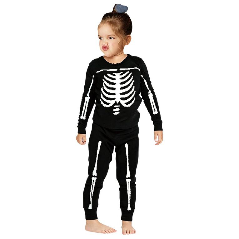 Scarehouse Glow-In-The-Dark Skeleton Costume 1-2 Years, , hi-res
