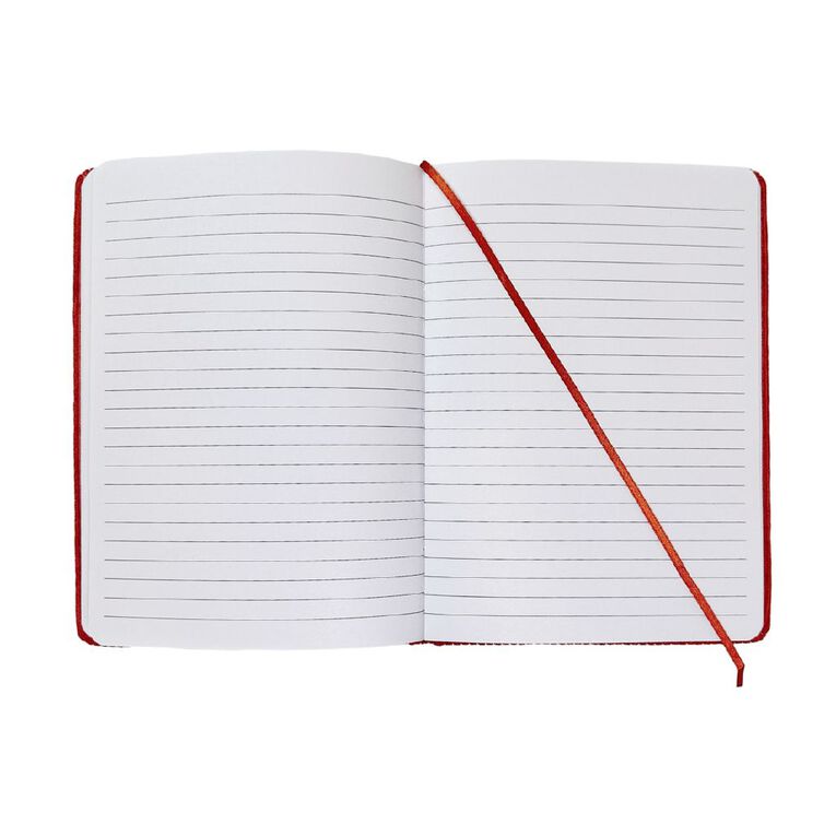 Uniti Stationery Corduroy Notebook A5 Orange, , hi-res
