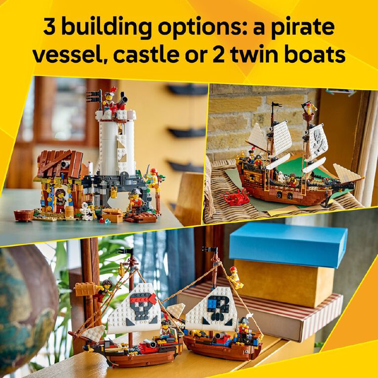 LEGO CREATOR Iconic Pirate Ship 31387, , hi-res