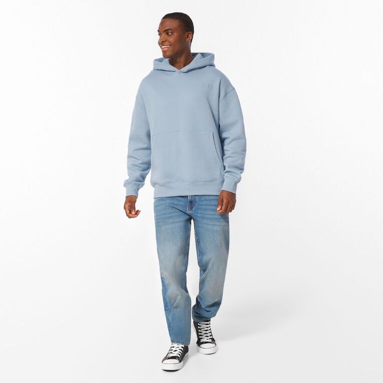 Garage Men's Heavyweight Sweat Crew Graphic, Blue Mid, hi-res