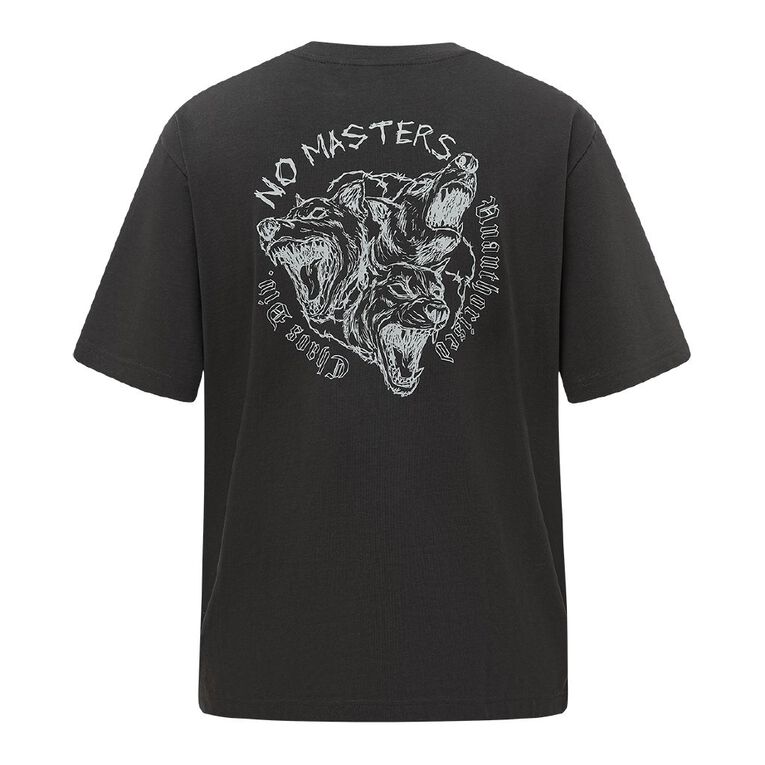 Garage Men's Heavyweight Boxy Tee, Grey Dark, hi-res