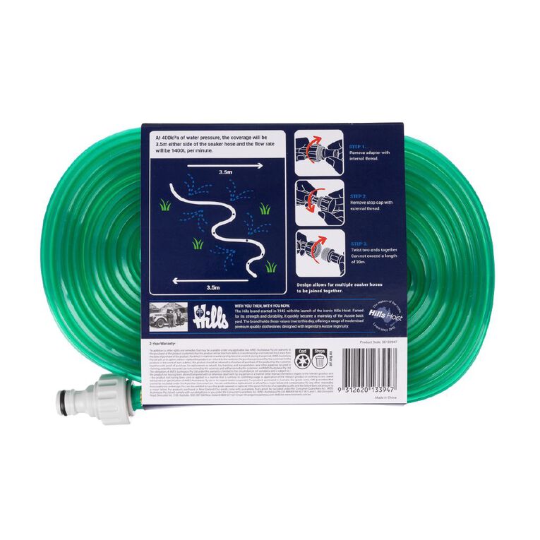 Hills Soaker Hose 10M 10m, , hi-res