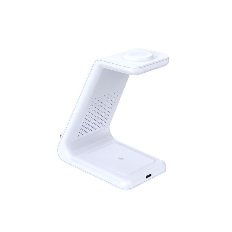 Tech.Inc 3-in-1 Wireless Charging Stand TIWPC18 White, , hi-res