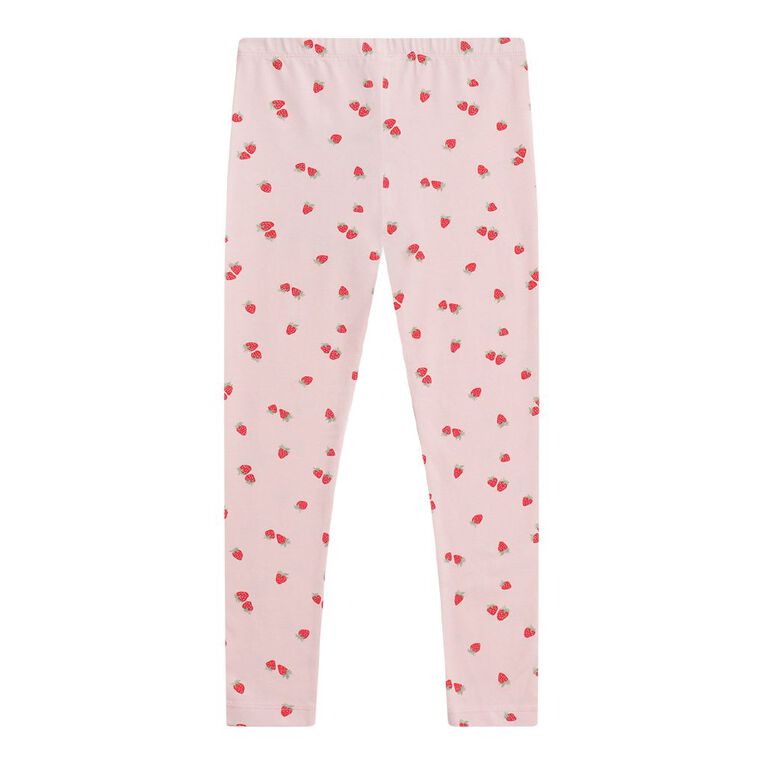 Young Original All Over Print Leggings, Pink Mid, hi-res