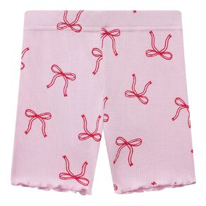 Young Original Toddler Printed Rib Bike Shorts