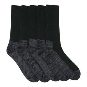 Rivet Men's Cotton Rich Work Socks 5 Pack