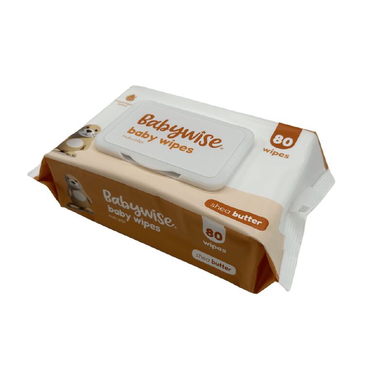 Babywise Wipes Shea Butter 80 Pack, , hi-res