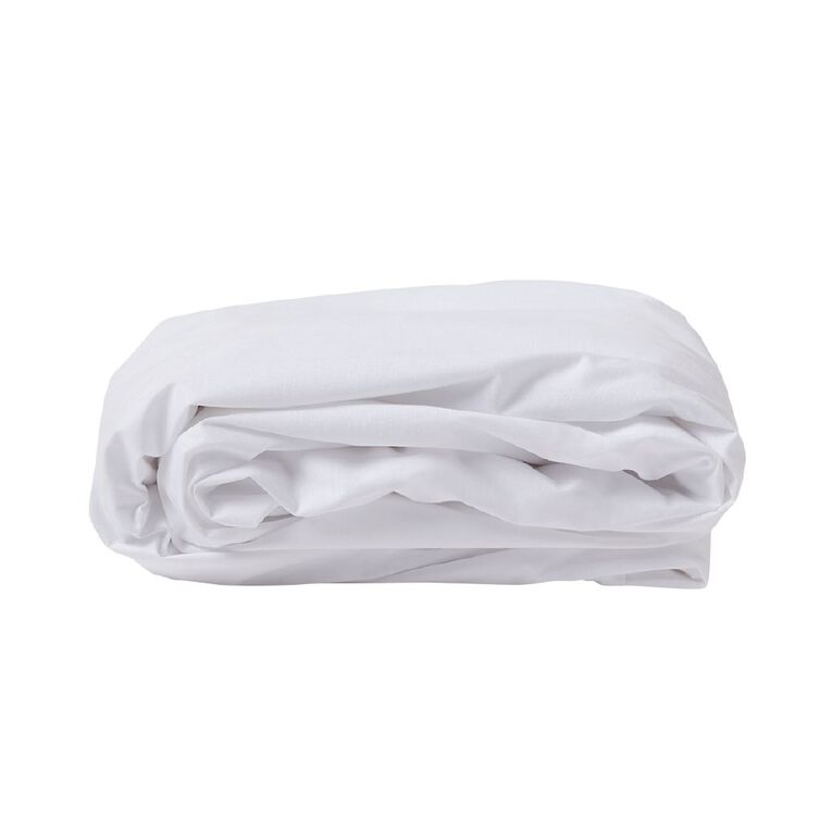 Living & Co Tencel Mattress Protector White White The Warehouse