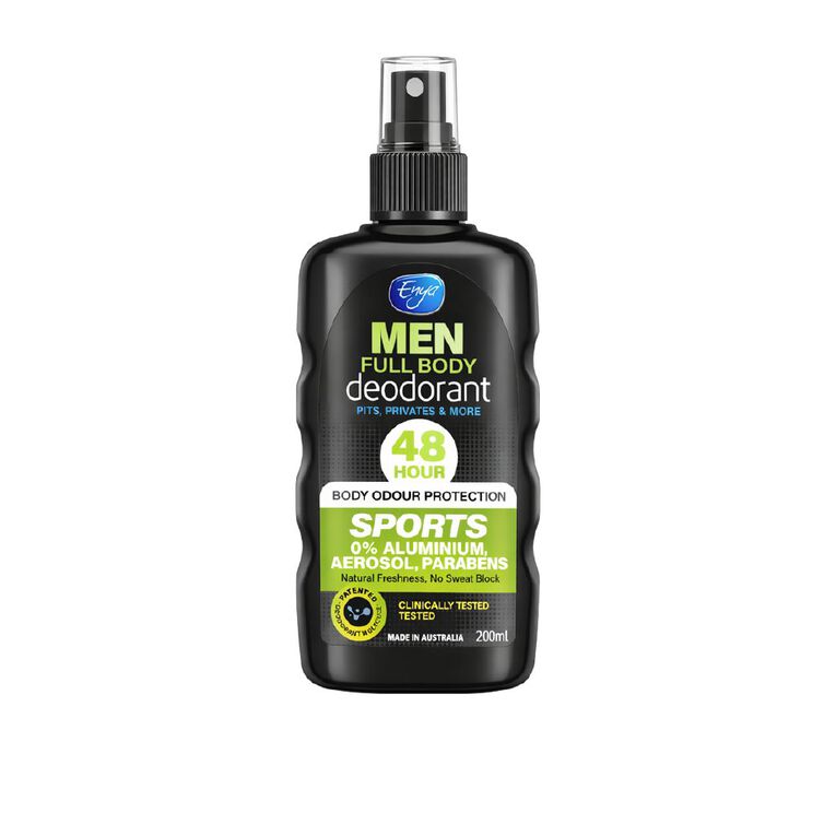 Enya 48Hr Full Body Deodorant Sport 200ml, , hi-res