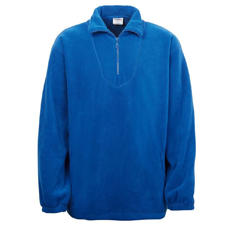 Schooltex Adults' Polar Fleece Top, Royal, hi-res