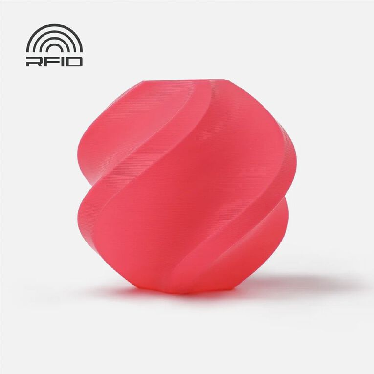Bambu Lab PLA Basic-Pink With Spool, , hi-res