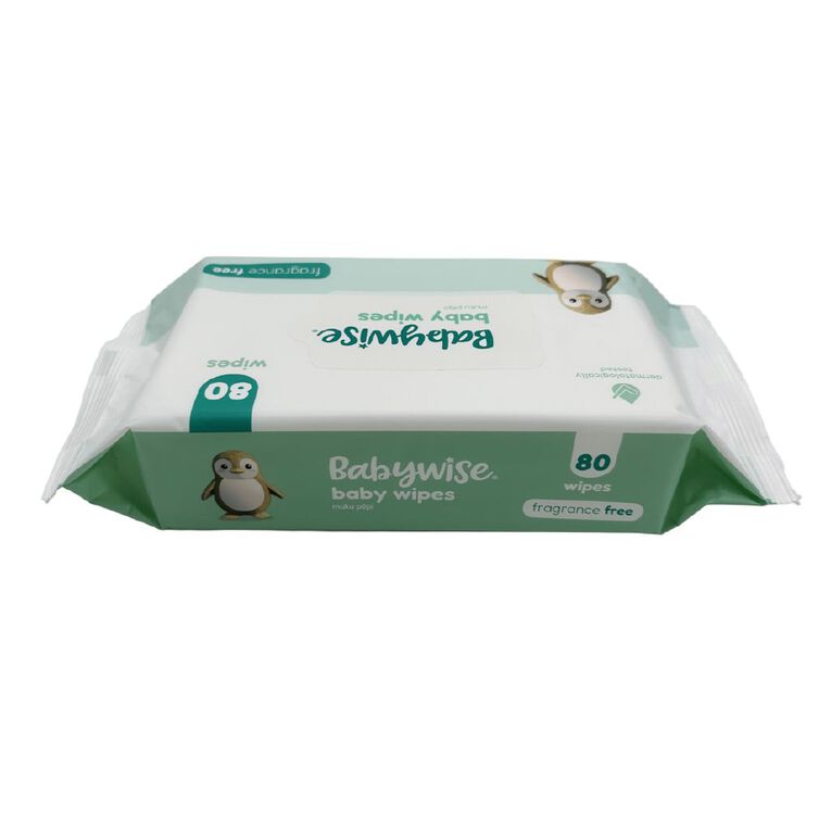 Babywise Wipes Fragrance Free 80 Pack, , hi-res