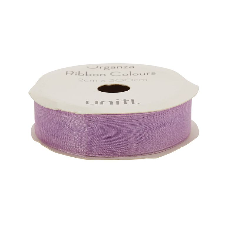 Uniti Organza Colour Ribbon 3m Assorted, , hi-res