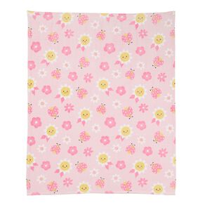 Living & Co Kids Throw Fairy Garden Multi-Coloured