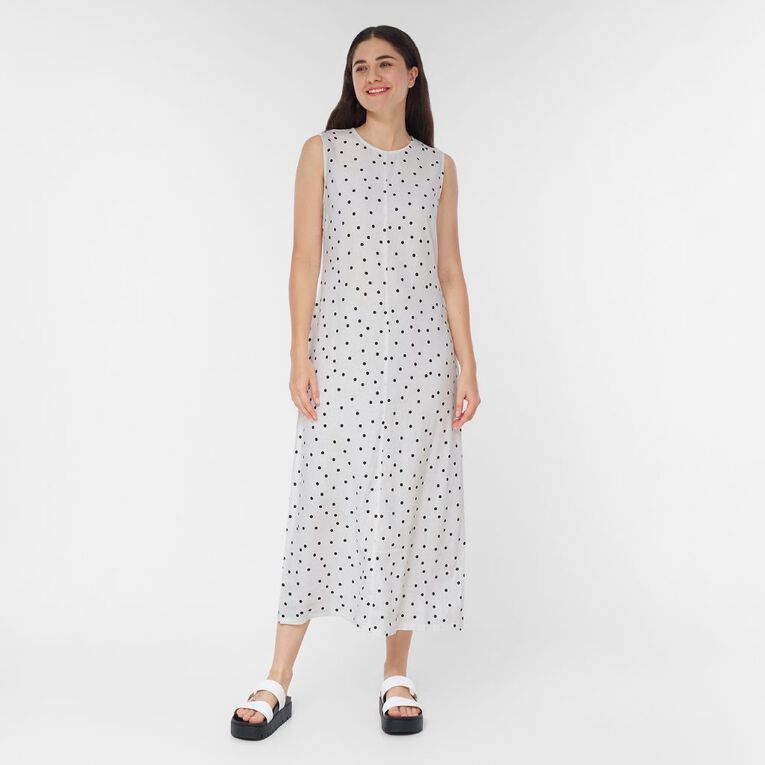 chinese dress ladies Lavender Wide Strap Linen Dress – HUT clothing Warehouse Sale main image 0