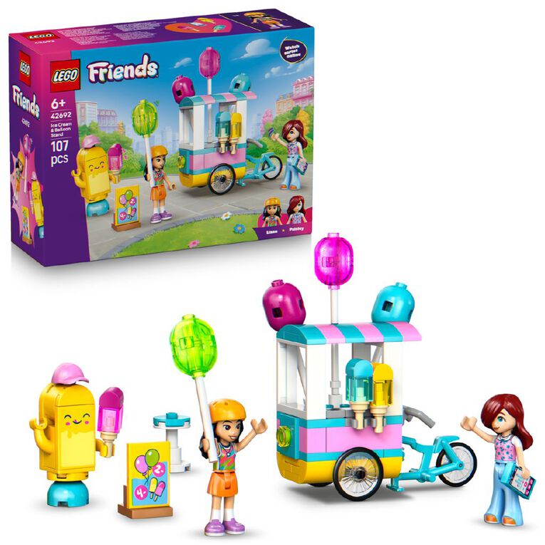 LEGO Friends Ice Cream & Balloon Stand 42692, , hi-res