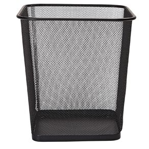 WS Mesh Rubbish Bin Black