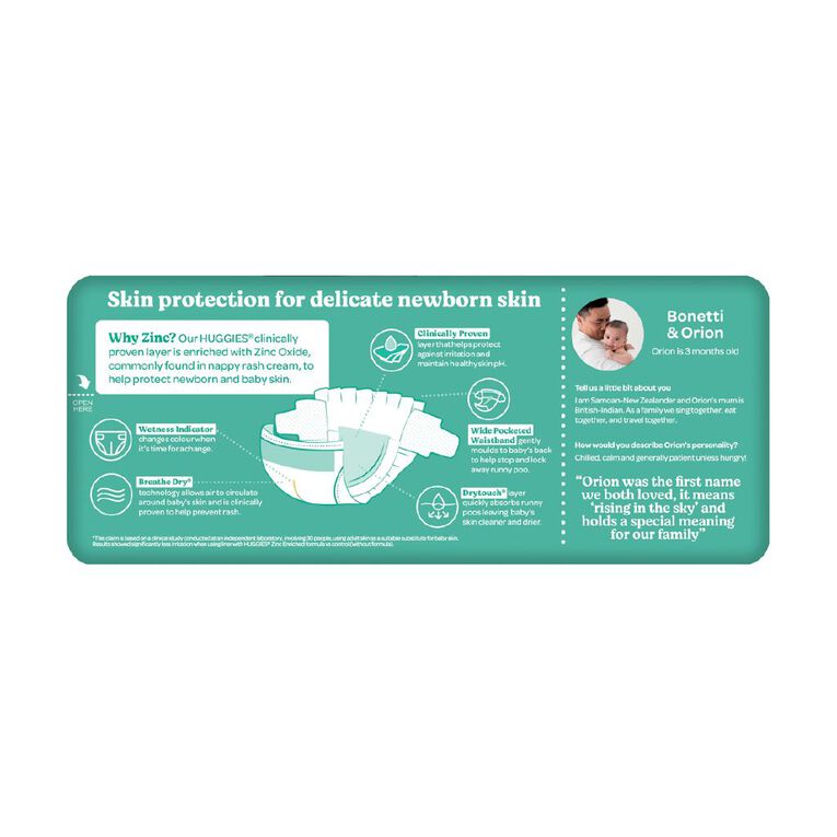 Huggies Infant Nappies 4-8kg Size 2 24 Pack, , hi-res