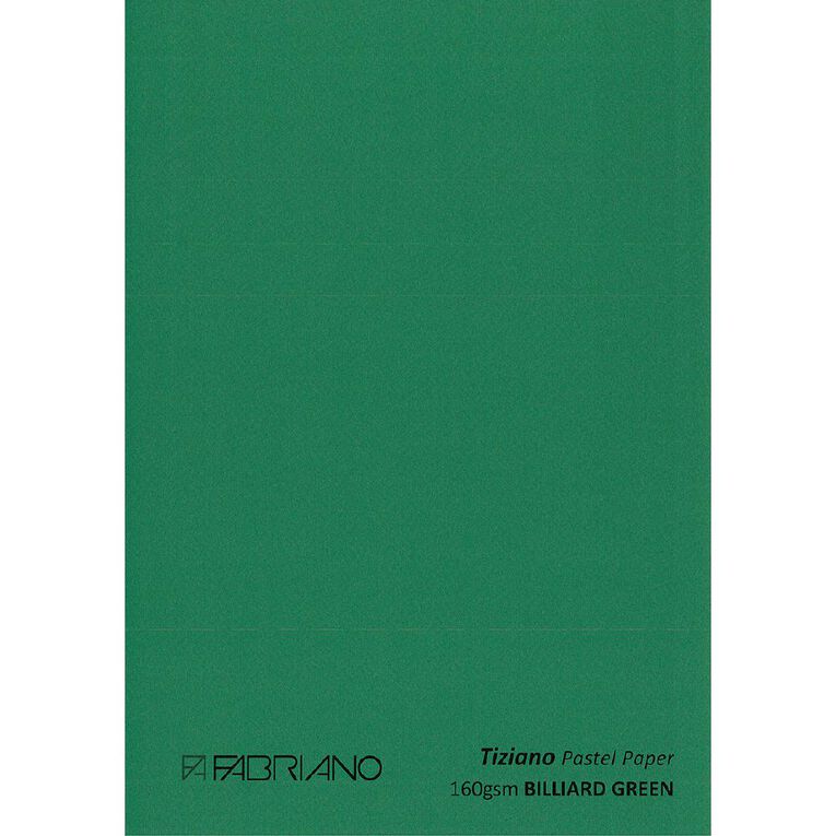 Fabriano Tiziano Pastel Paper 50cm x 65cm Billiard Green Green Mid, , hi-res