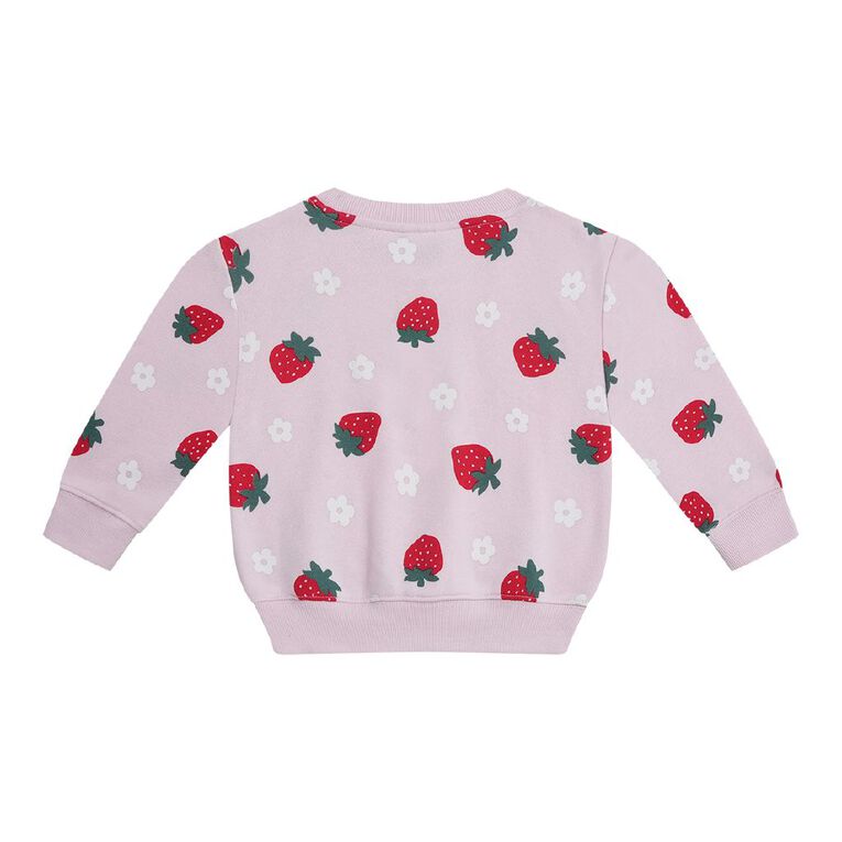 Young Original Preschool Printed Sweatshirt, Pink Light, hi-res