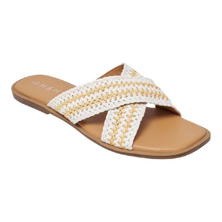 H&H Women's Sandals, Cream, hi-res