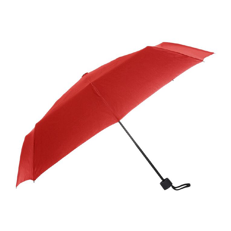 Rain Or Shine Adult's Umbrella Red, , hi-res