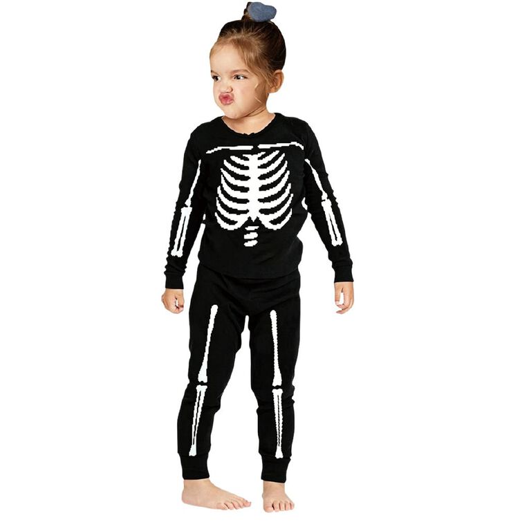 Scarehouse Glow-In-The-Dark Skeleton Costume Size 6-12 Months, , hi-res